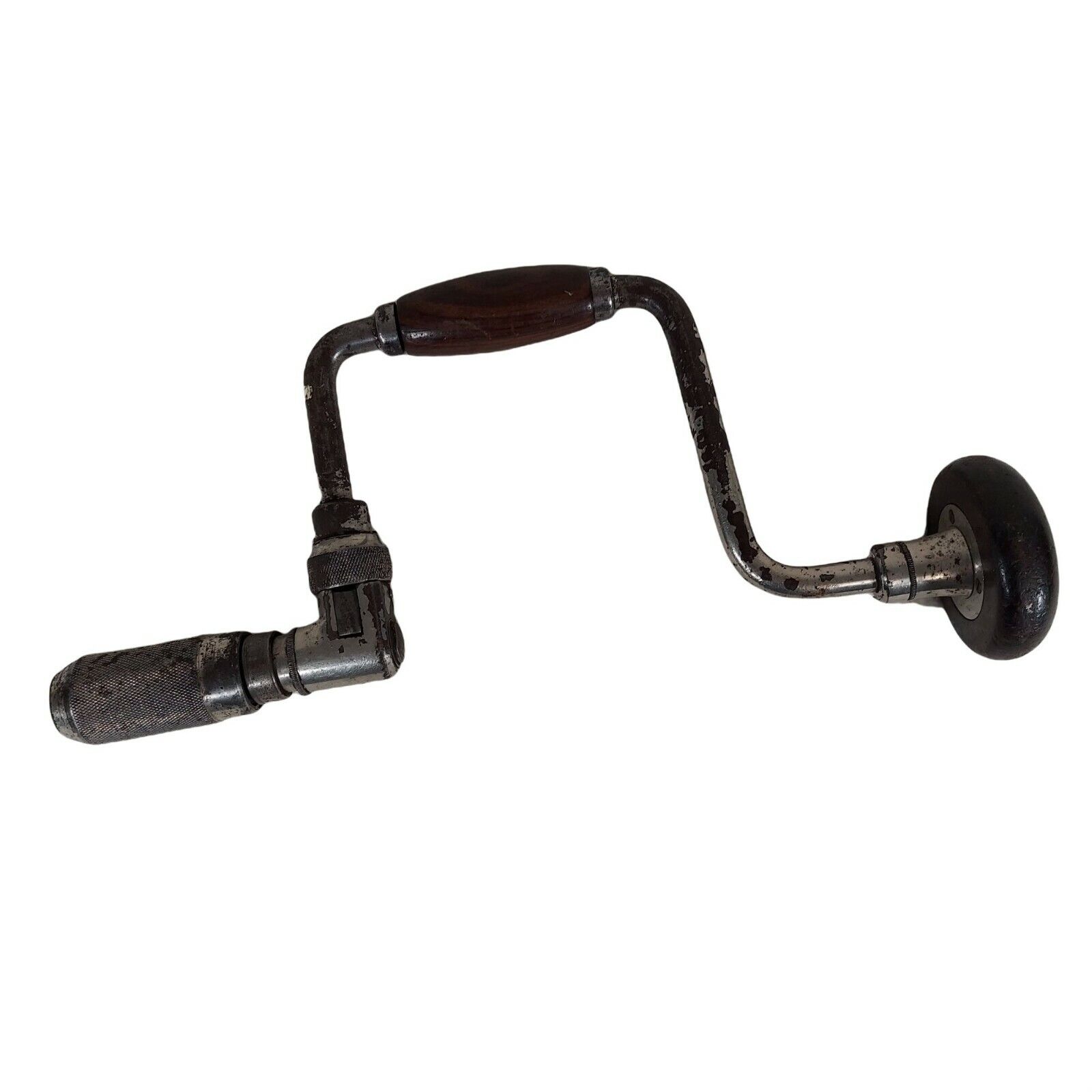Vintage Stanley Sweat Heart Brace Bit Hand Drill No. 903 - 10in Antique Rare