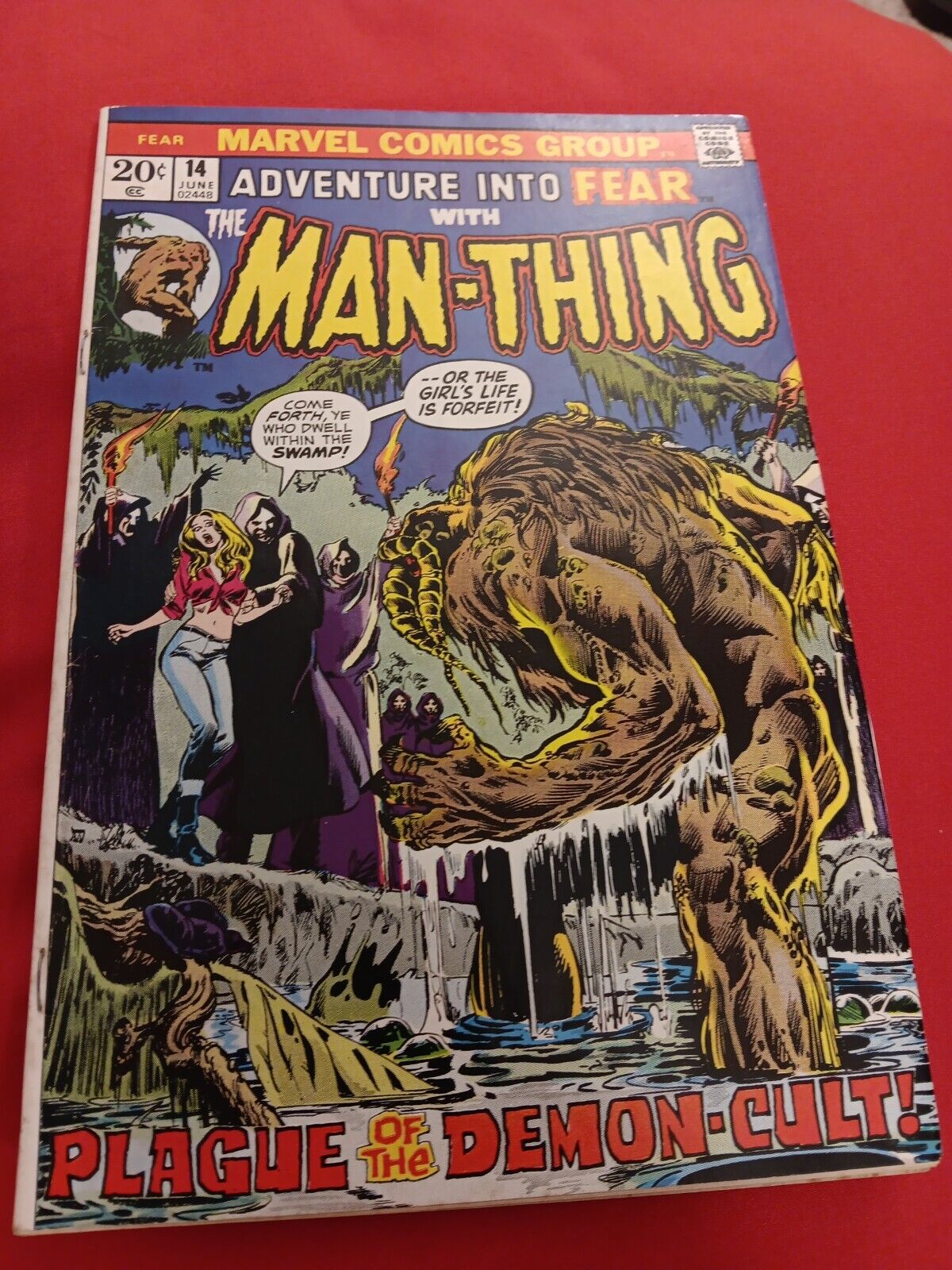 Adventure Into Fear #14 Marvel Comics 1973 Bronze Man-Thing