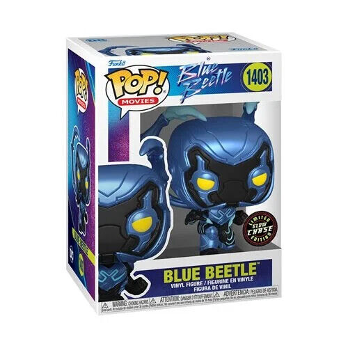 Funko Pop Blue Beetle CHASE GITD #1403 The Movie DC Universe IN HAND FAST SHIP