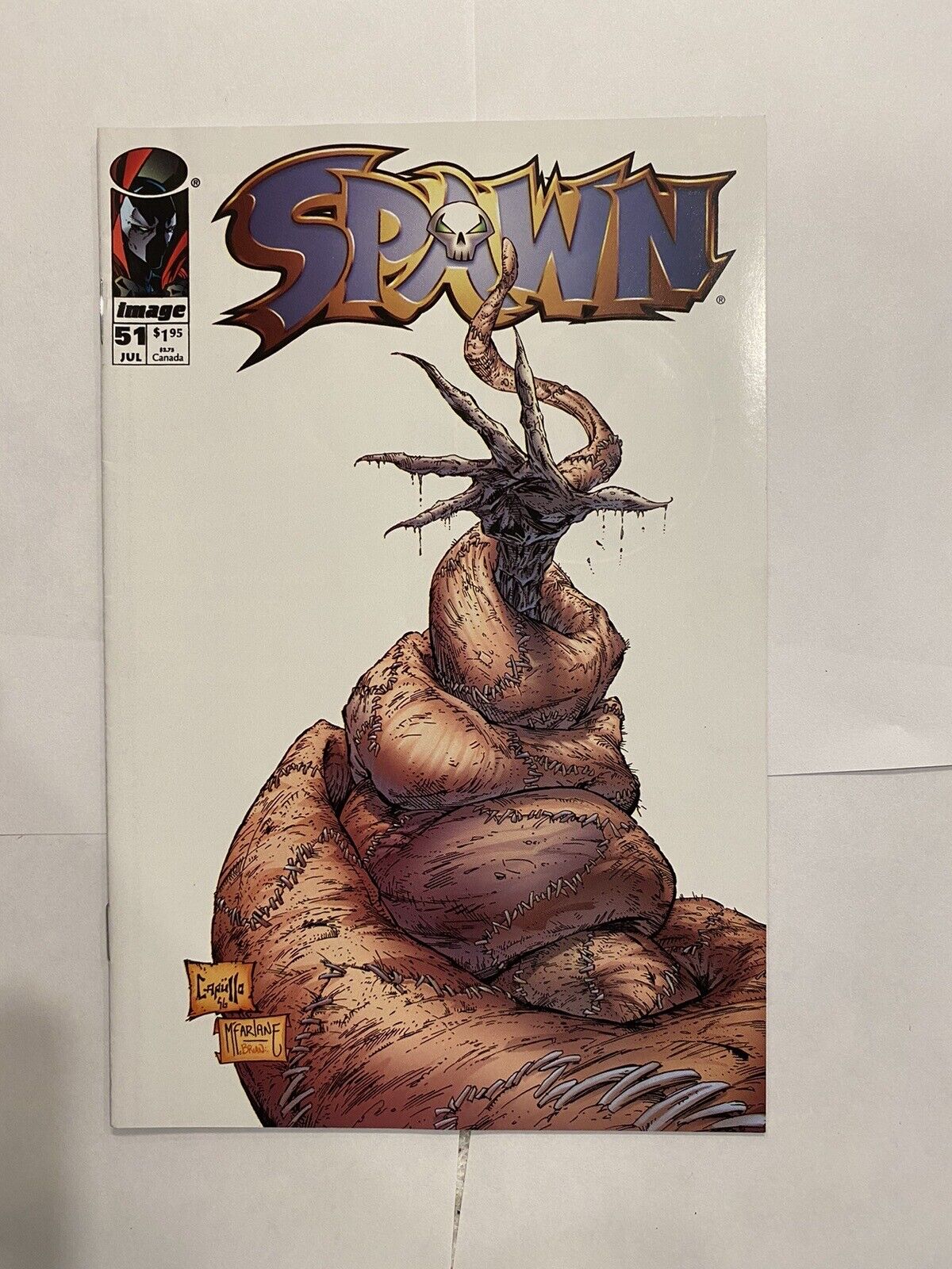 Spawn #51 (1996) Image High Grade Comic Book Todd McFarlane / Greg Capullo Cover