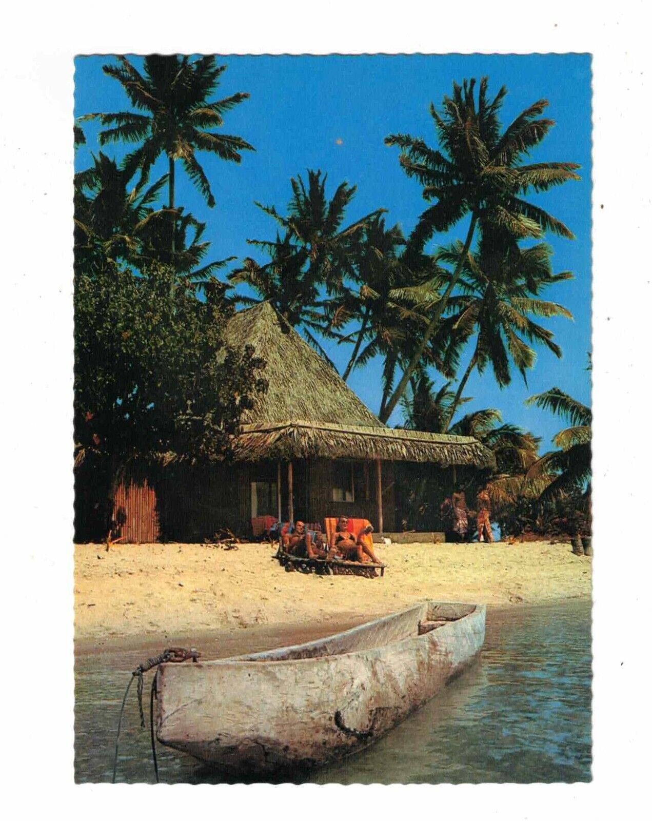 Vintage Postcard - Toberua Island Resort. Fiji