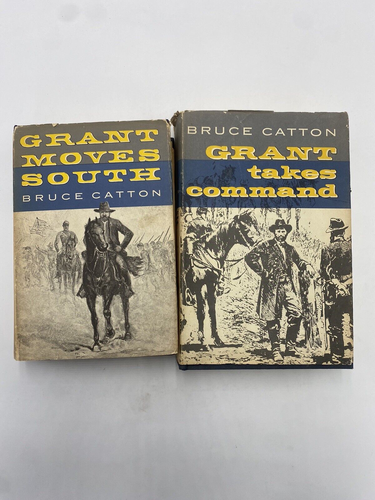 GRANT MOVES SOUTH & GRANT TAKES COMMAND (1st Ed.) • Bruce Catton • HC