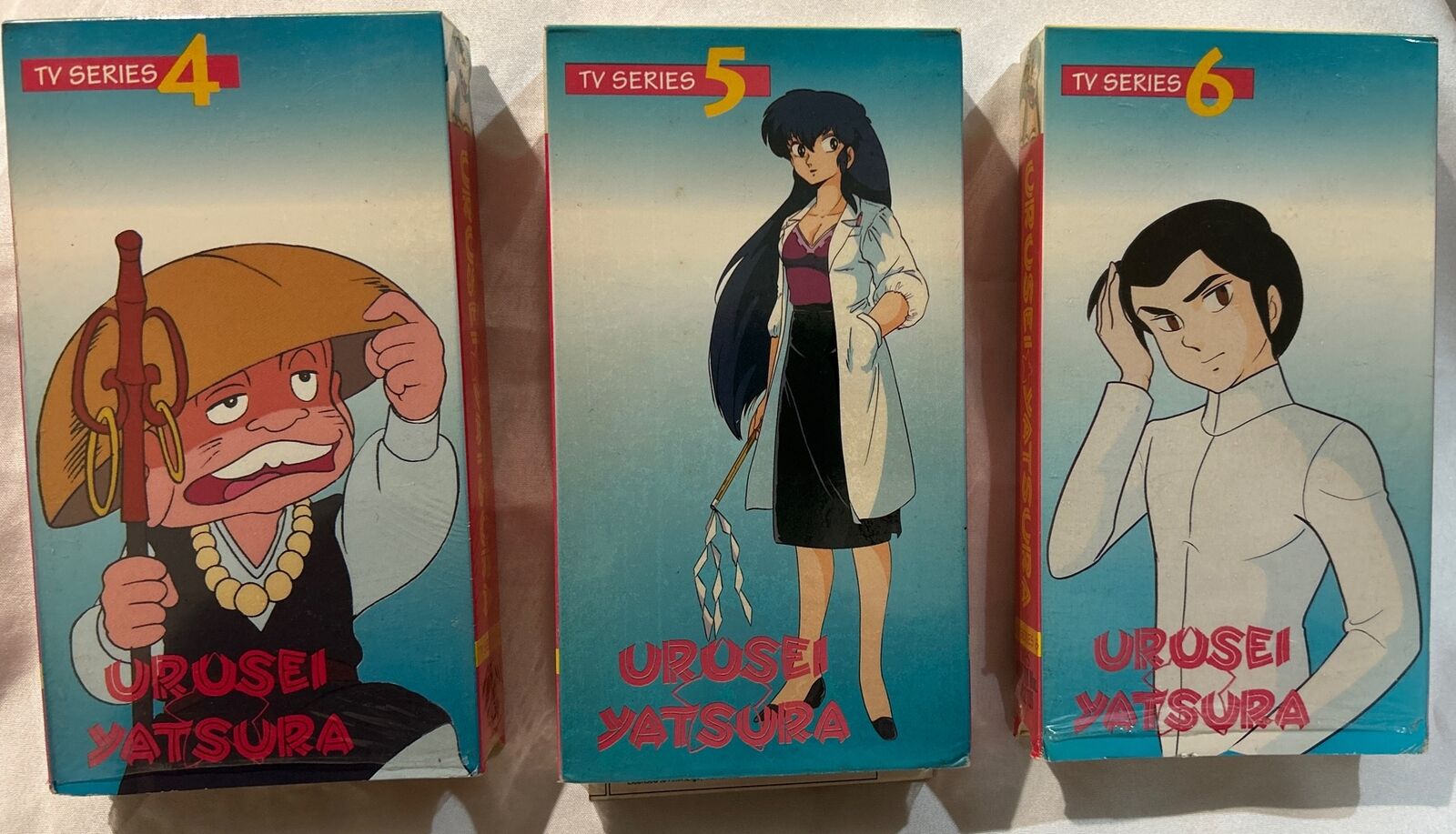 Vintage Urusei Yatsura TV Series 4,5,6 English Sub Animego (RAW TESTED VGC) VHS