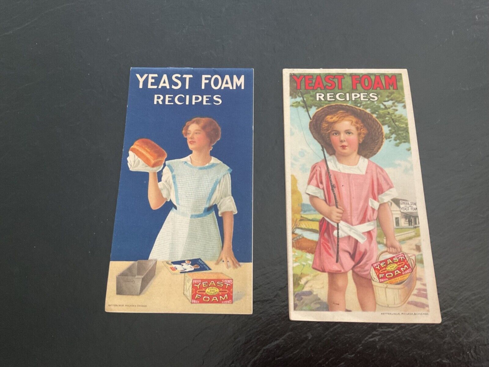 Vintage Yeast Foam Recipes Booklets, Northwestern Yeast Co. - Lot of 2 - MINT