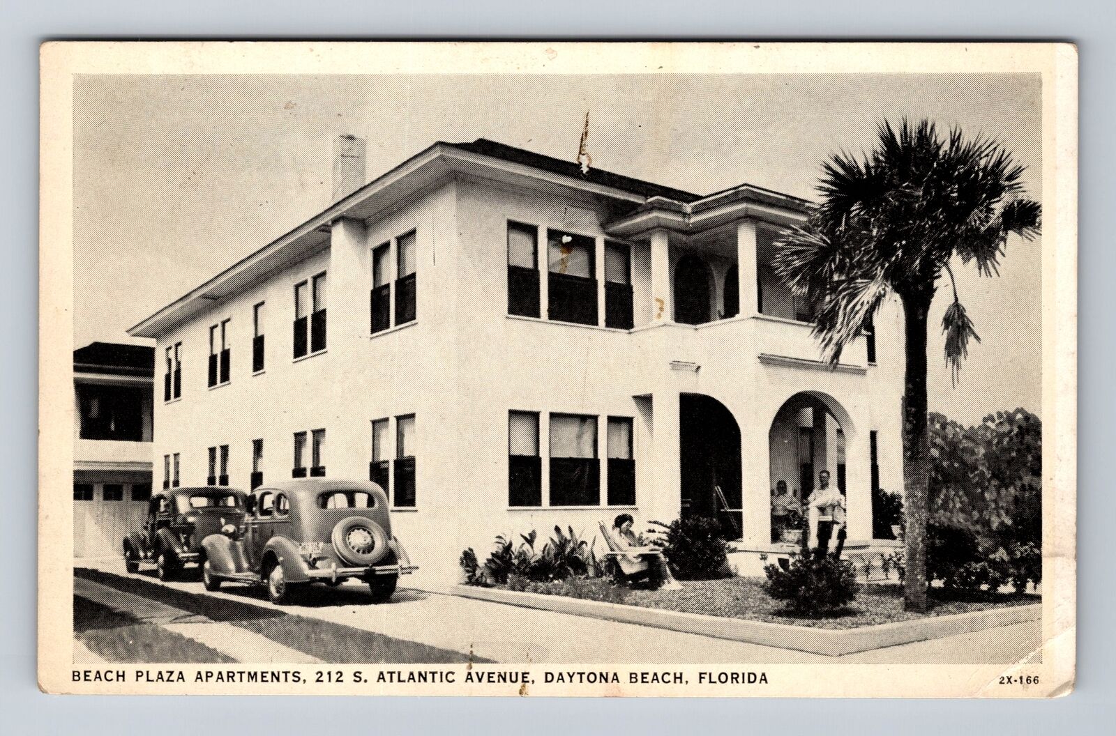 Daytona FL-Florida, Beach Plaza Apts, Advertising, Antique Vintage Postcard