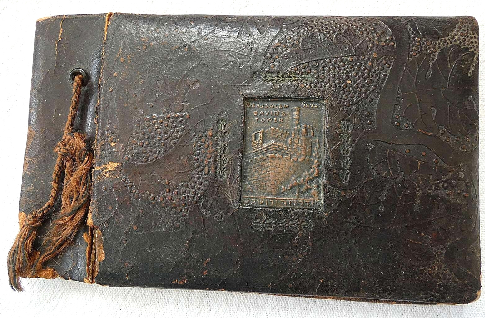 Old Miniature Diary of a Jewish girl 1951 Antique Bezalel Album after Zeev Raban