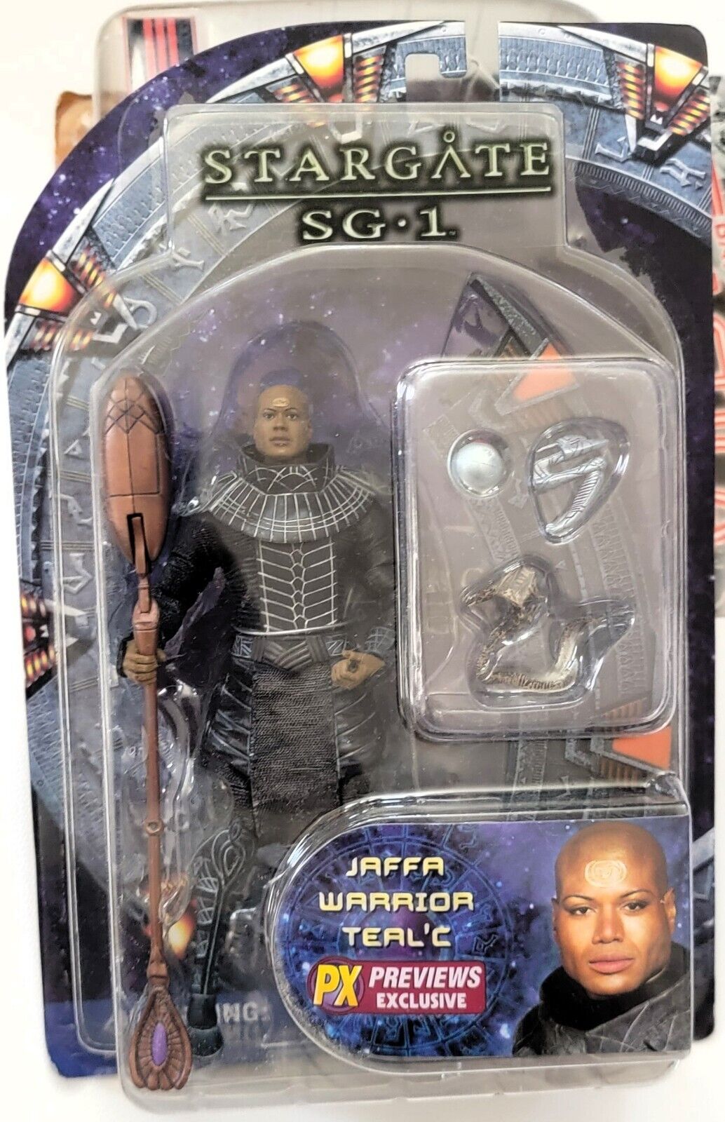 Stargate SG-1 Jaffa Warrior Teal’c Diamond Select Figure NIB Exclusive 