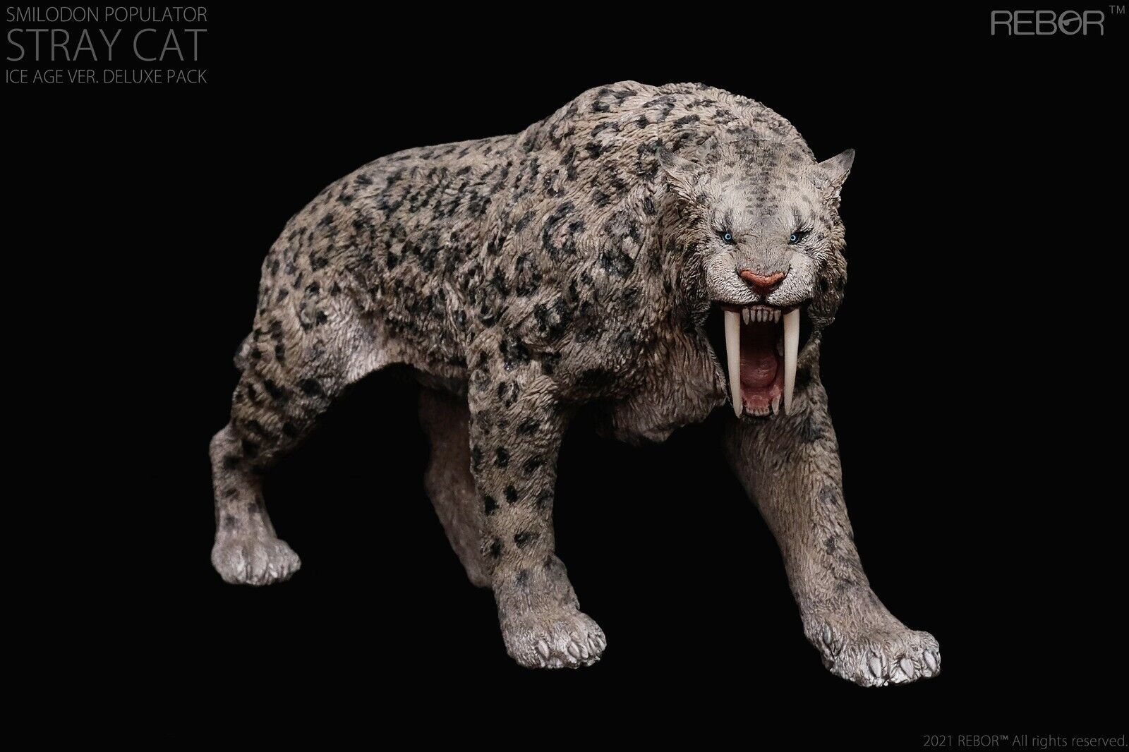 REBOR Smilodon Populator Stray Cat Model Ice Age Deluxe Version Animal Collector