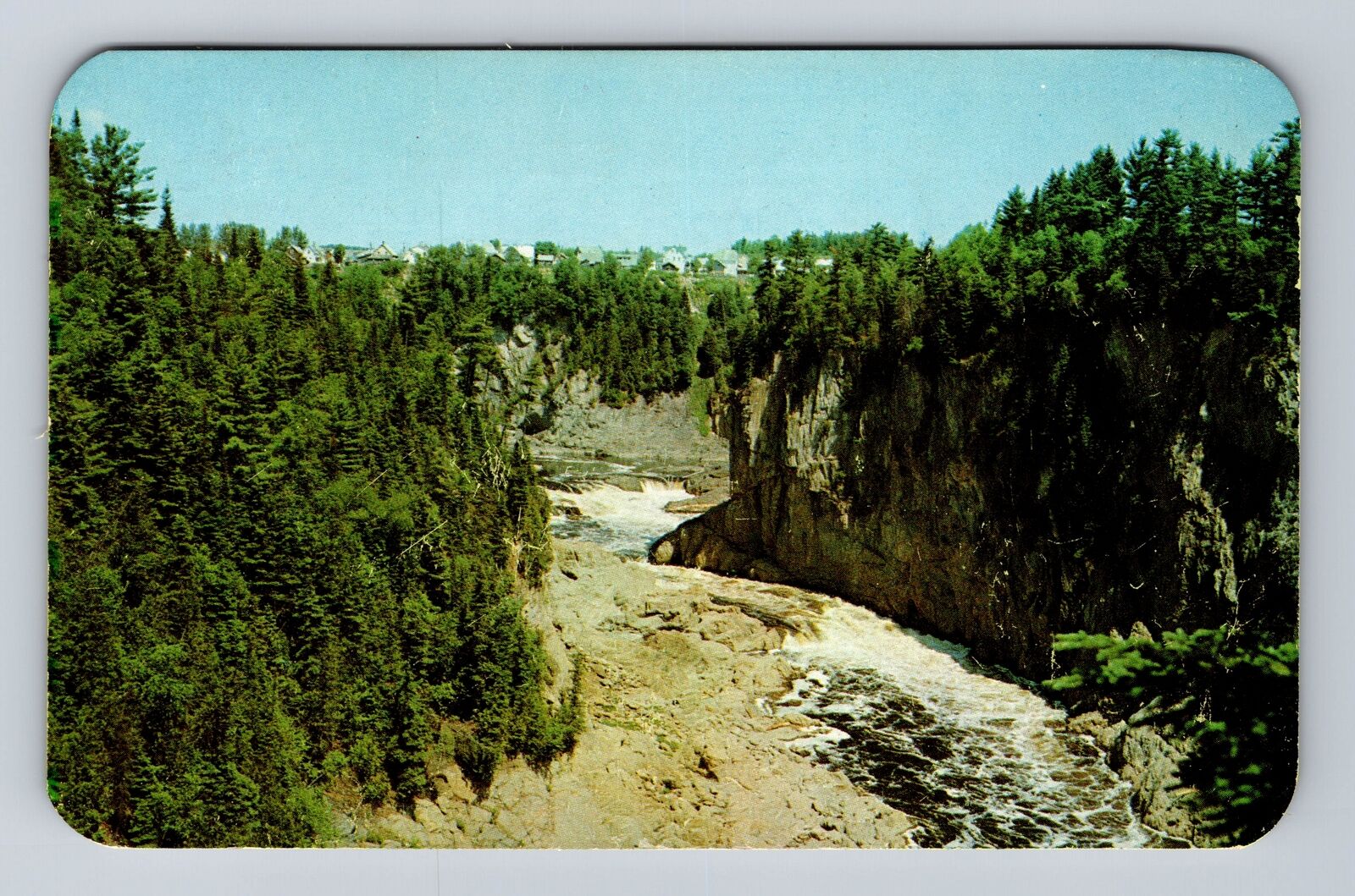 Grand Falls New Brunswick- Canada, The Gorge, Antique, Vintage c1960 Postcard