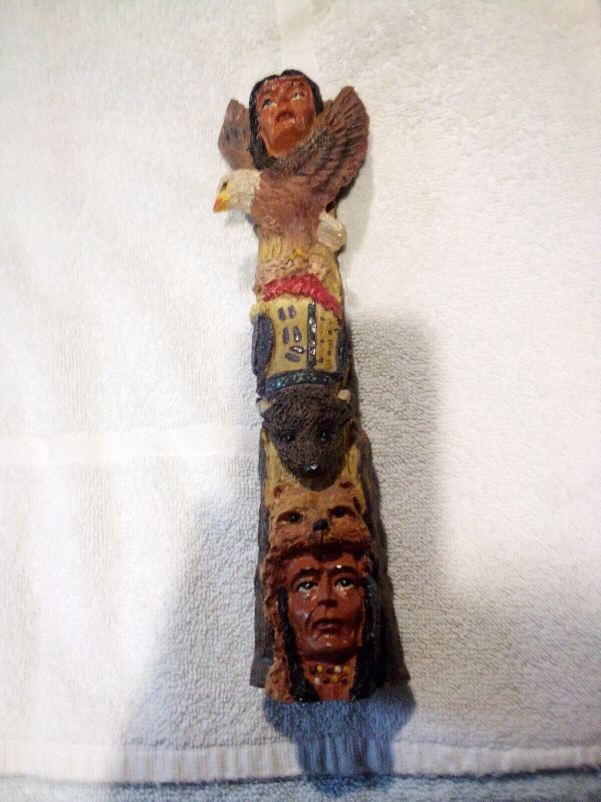 Indian Figurine Totem Pole