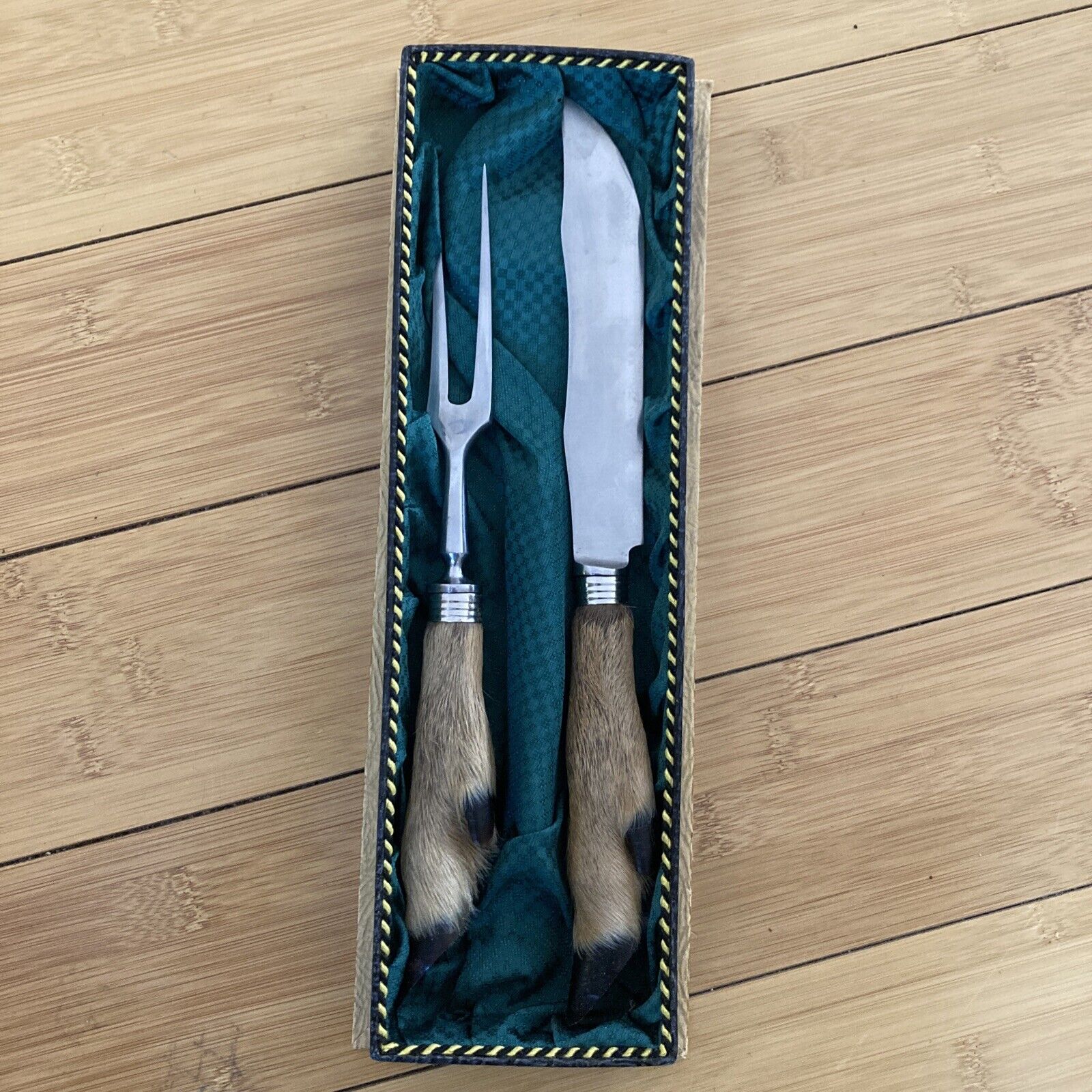 Vintage Baron Solingen Carving Knife and Fork
