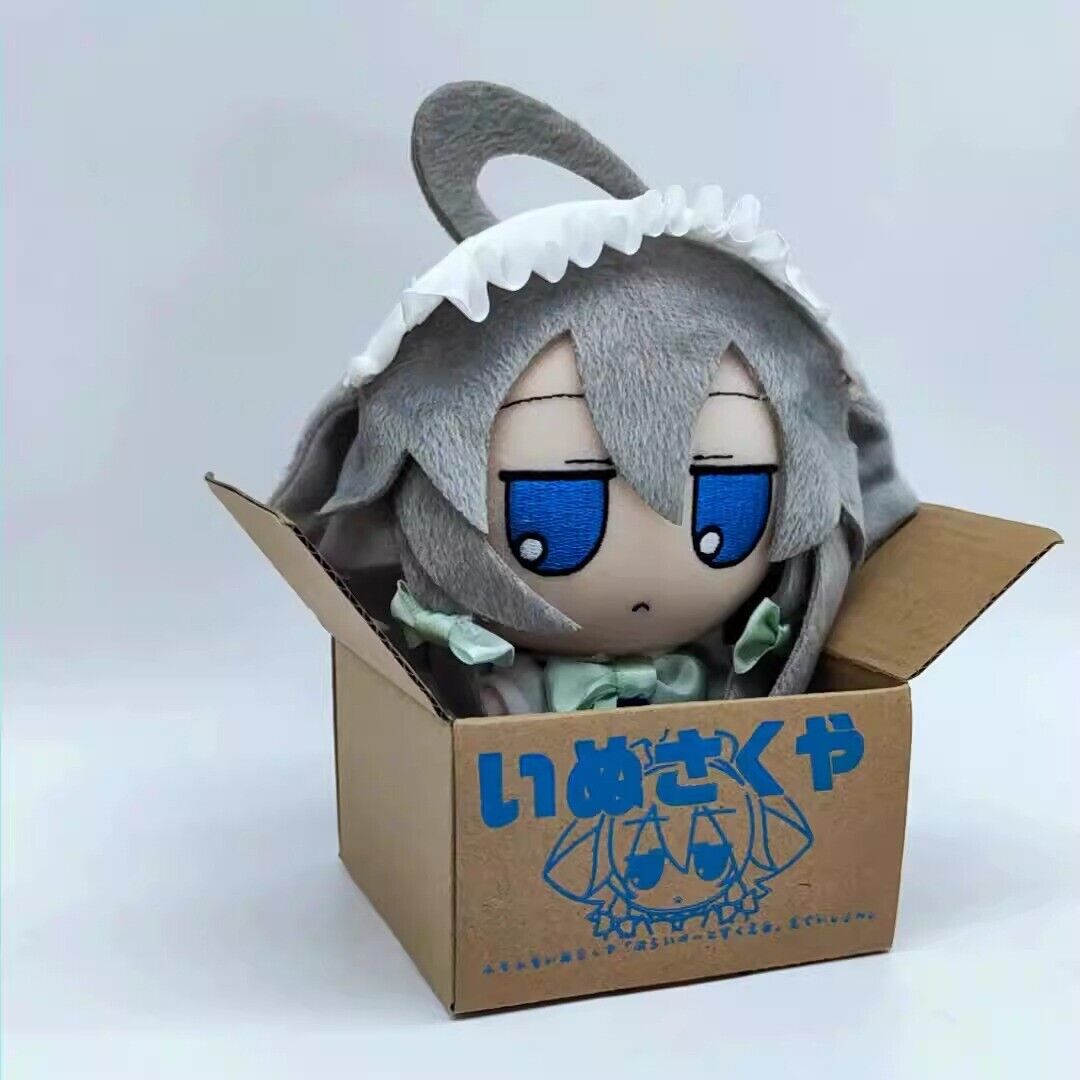 Anime TouHou Project Fumo Plushie Izayoi Sakuya Plush Toy Stuffed Doll W/Box Cos