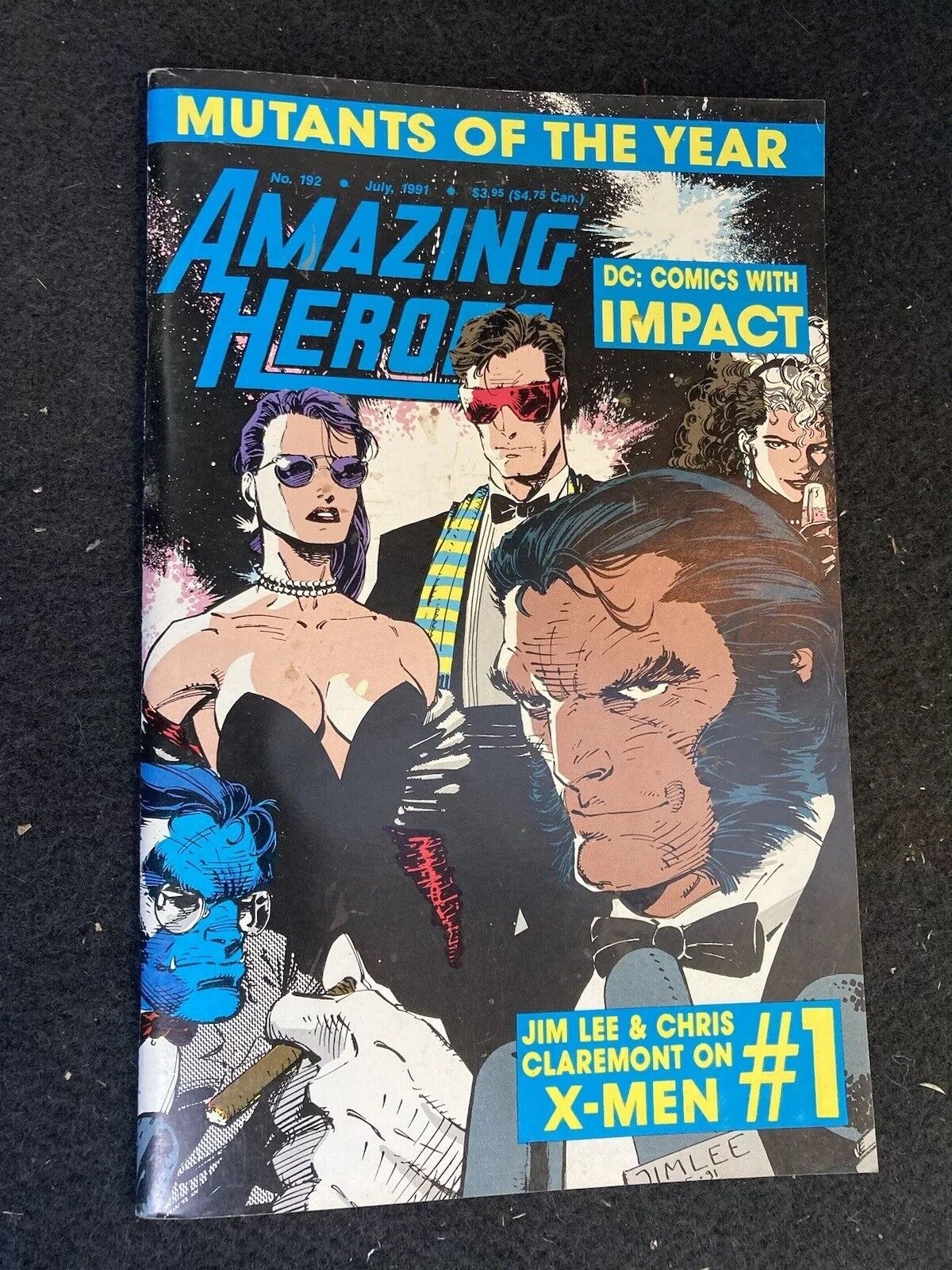 Amazing Heroes #192 Fantagraphics | Jim Lee X-Men Blue Variant Rare