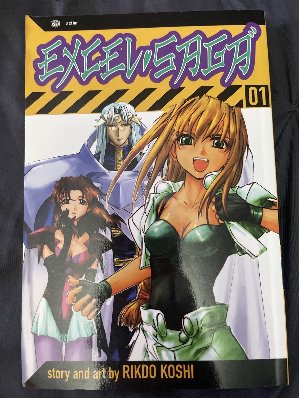 Excel Saga 01 Manga Rikdo Koshi Action First Printing July 2003 1997 Viz Novels