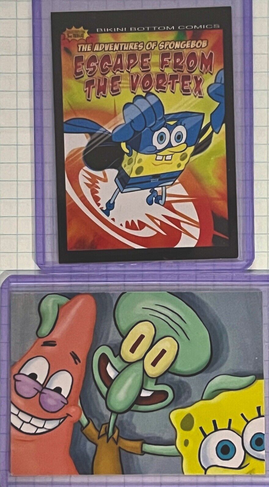 2 SpongeBob SquarePants 2009 Topps Series 2 Trading Cards #24 #90 Nickelodeon
