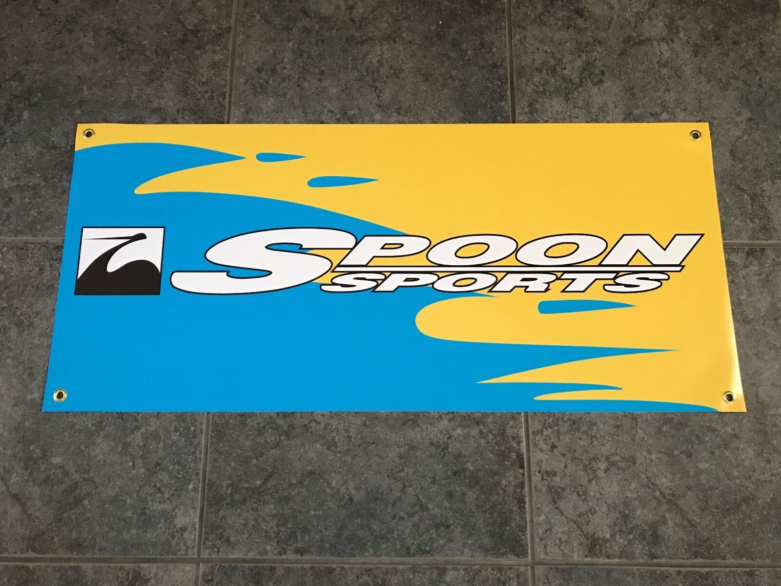 Spoon Sports graphic banner sign shop garage racing tuning all motor JDM Honda