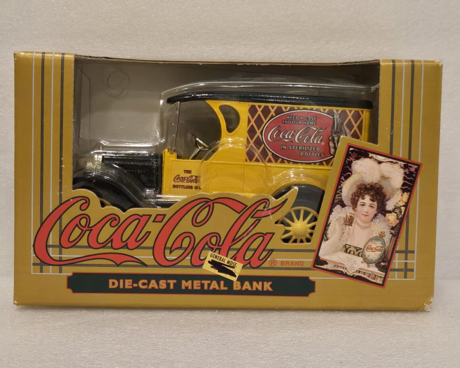 Coca Cola – ERTL Die Cast Metal Bank Delivery Truck – Made in 1993 – Unopened 