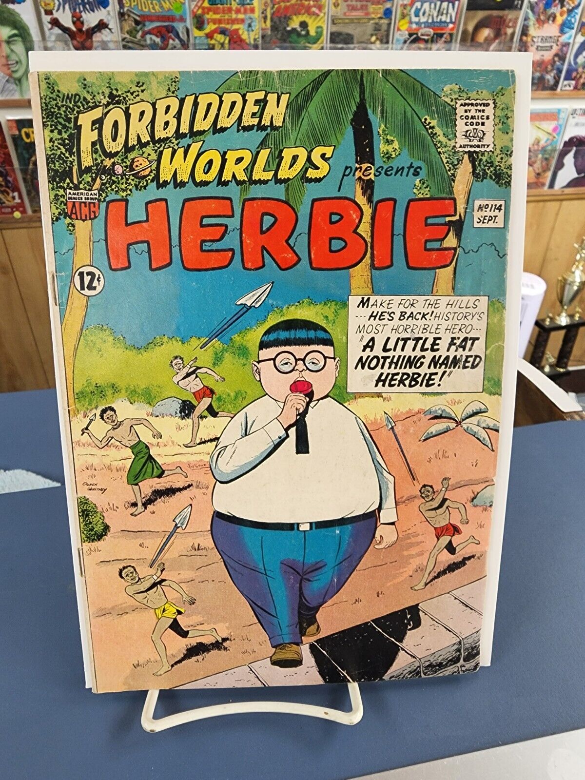 Forbidden Worlds Presents Herbie #114. 1963. Nice Raw Copy