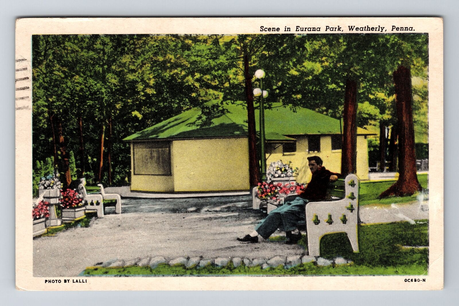 Weatherly PA-Pennsylvania, Scene In Eurana Park, c1981 Vintage Souvenir Postcard