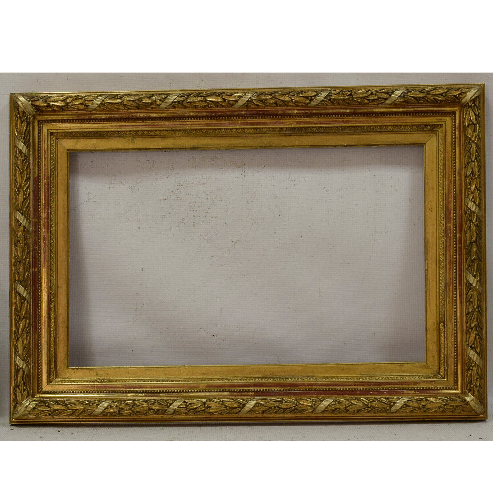 1906 Old wooden frame decorative Original condition Internal: 21,4x13,5 in