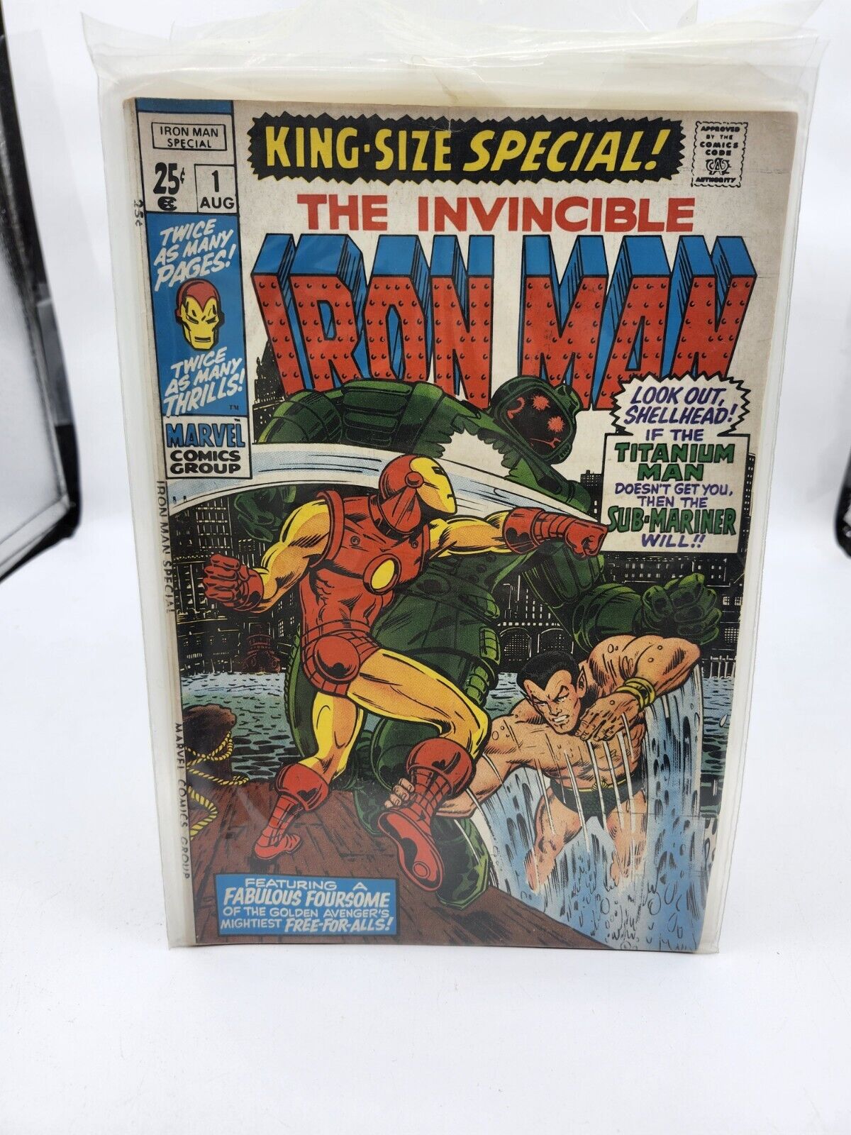 THE INVINCIBLE IRON MAN King-Size Special #1 1970 Marvel NAMOR, Titanium Man 