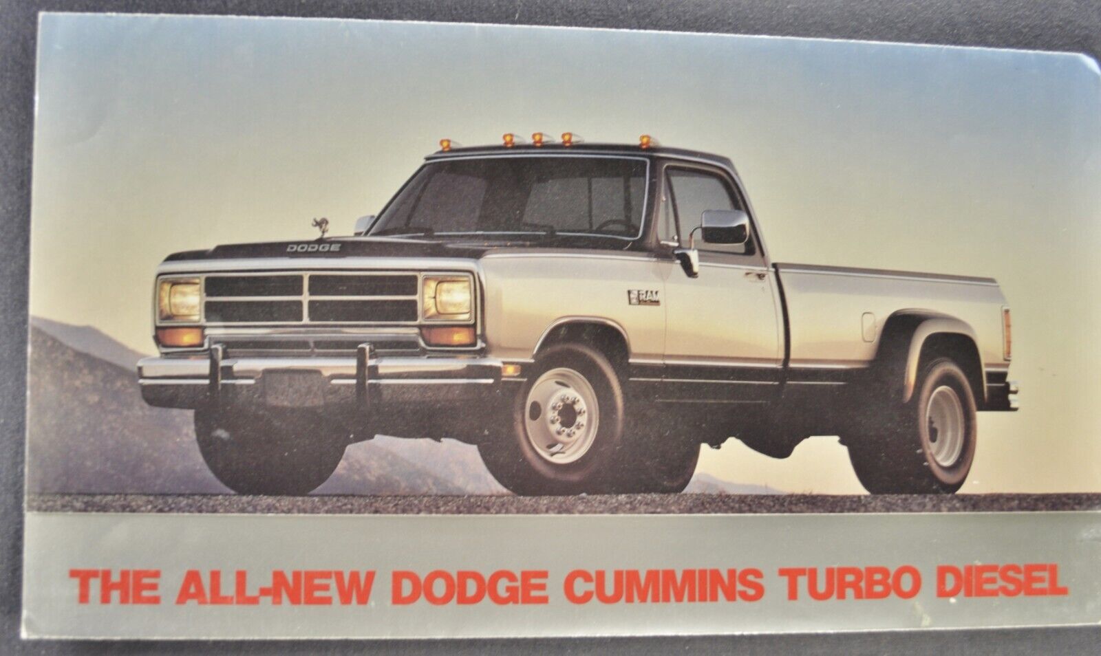 1989 Dodge Cummins Diesel D350 Ram Pickup Truck Brochure Nice Original