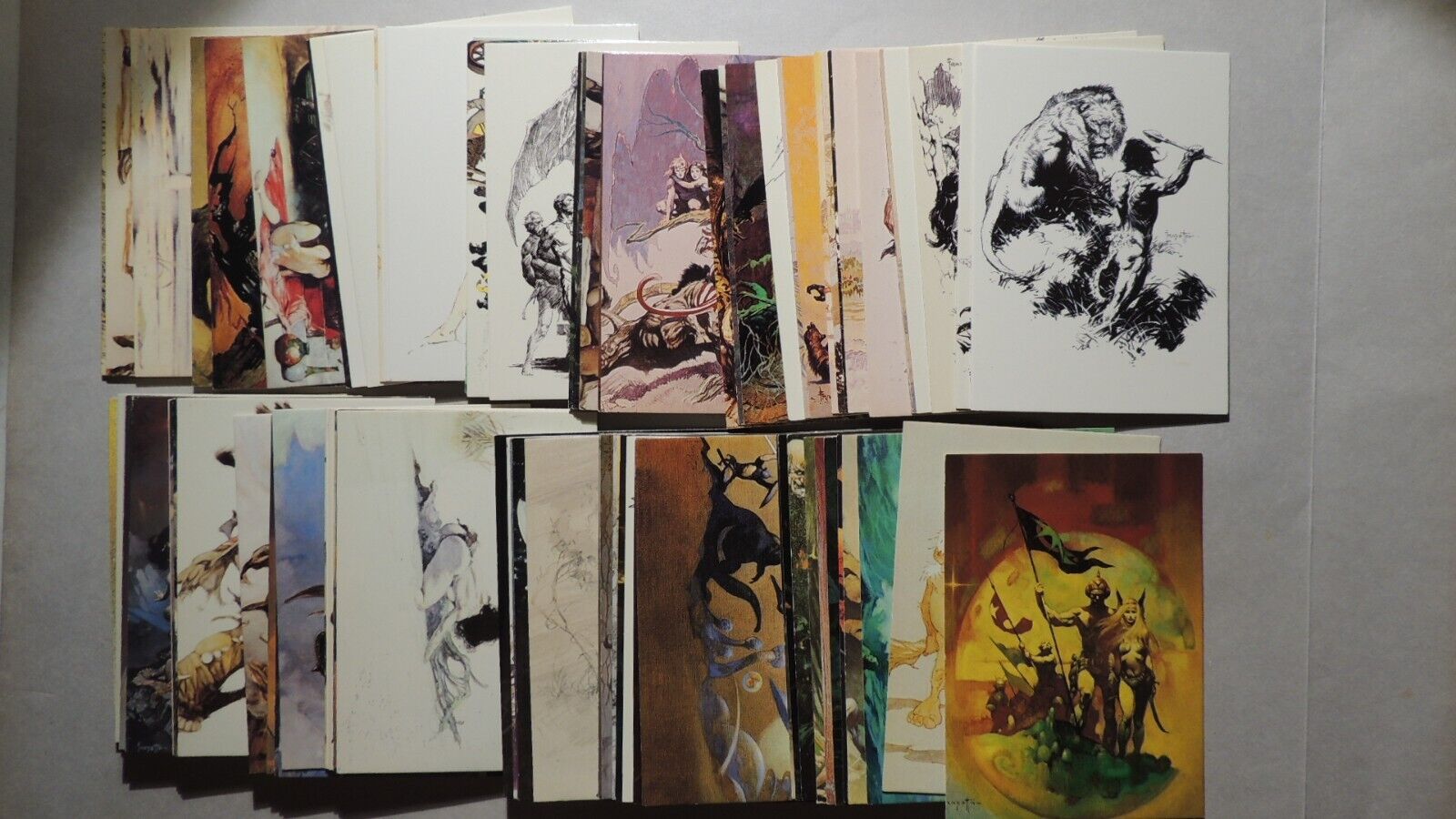FRANK FRAZETTA II FANTASY ART SET 90 COMIC IMAGES 1993 NON-SPORT TRADING CARDS