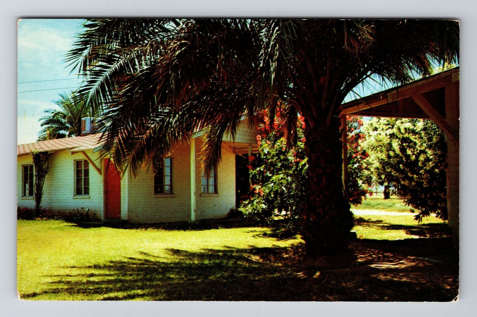 Dateland AZ-Arizona, Outside House View Area, Vintage Postcard