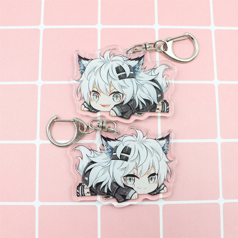  Anime Arknights Lappland acrylic cosplay keyring Collectibles keychain