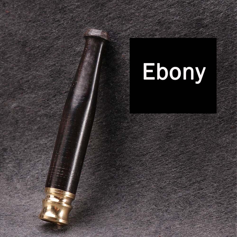 Durable 1pcs Ebony Wood Pipe Wood Smoking Pipe Tobacco Cigarettes Cigar Pipes