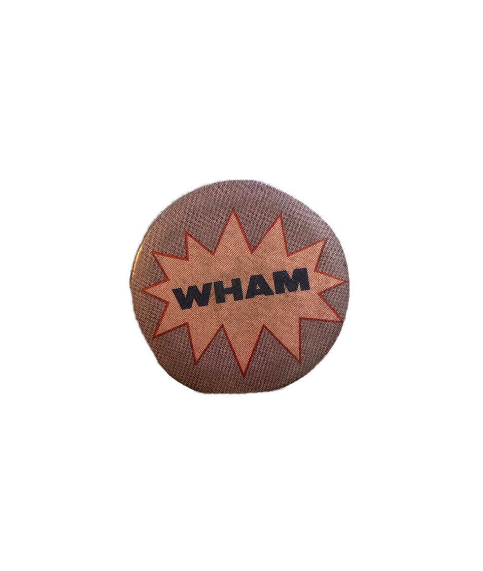 Wham George Michael Vintage 80s Pin 1.25” Pinback Button Pop Music