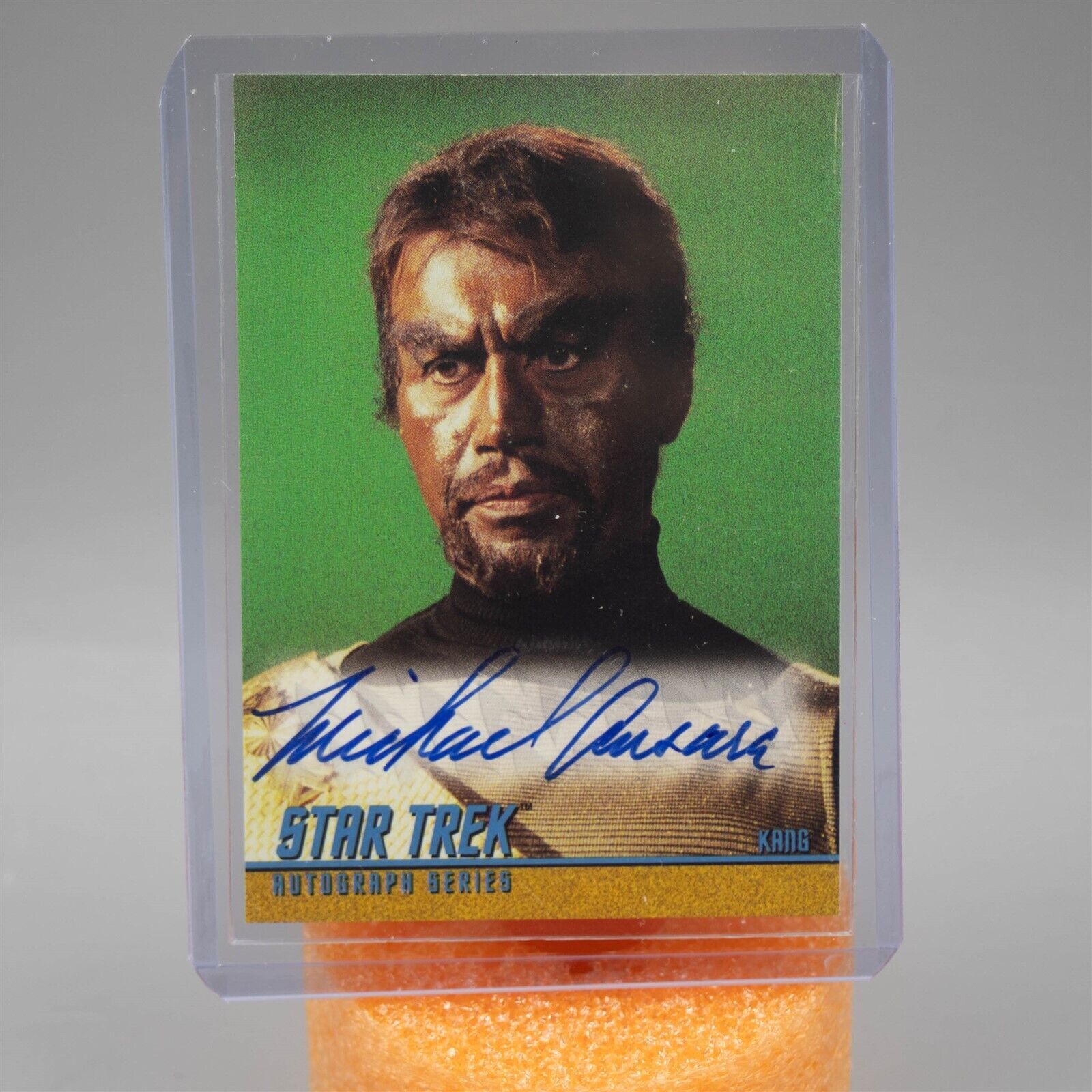 Michael Ansara as TOS Klingon Kang Star Trek Autograph Series A72 Card