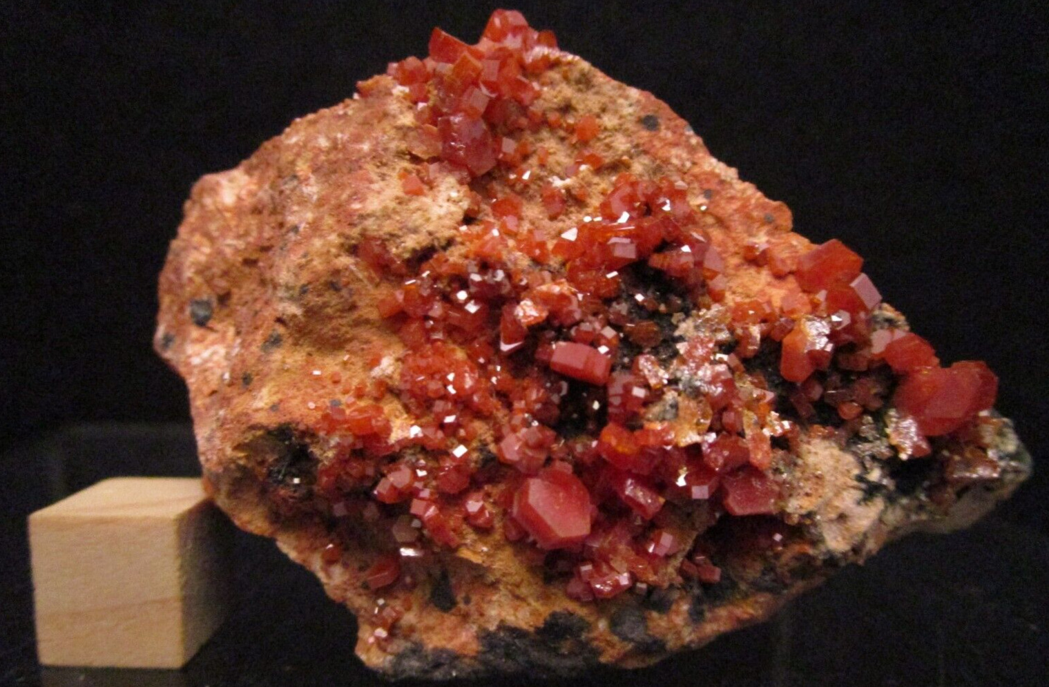 * High Grade Vanadinite Crystals Mibladen Midelt Khenifra Province Morocco