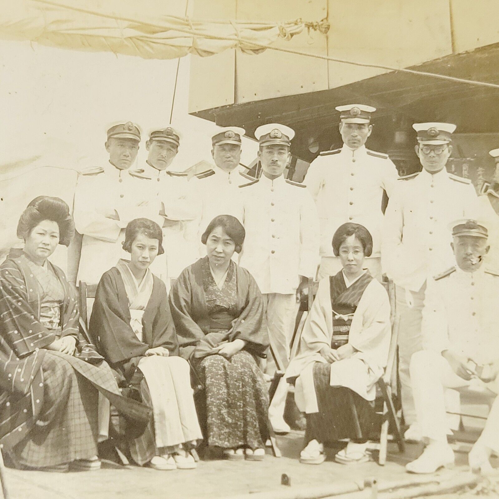 c1925 Original Japanese Navy Photo Tianjing China - Japanese Women's Association