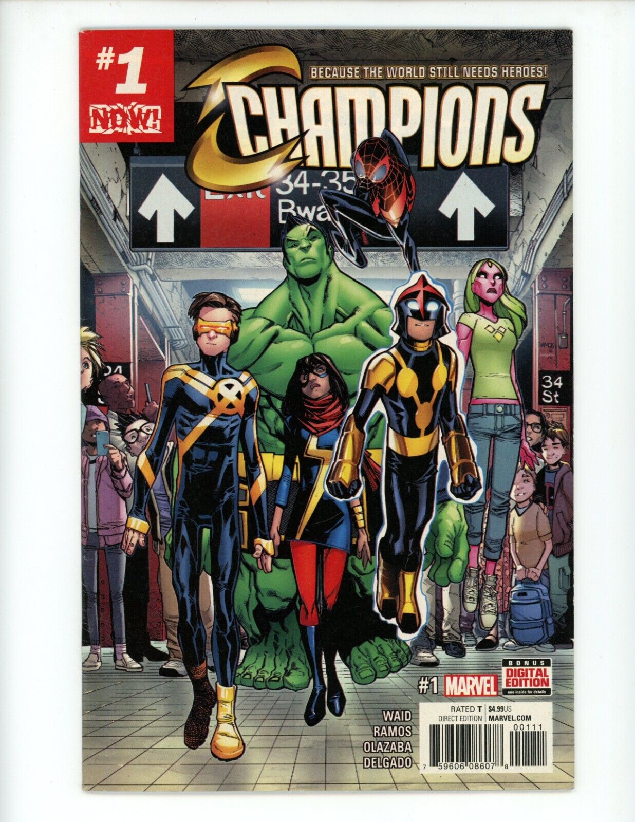 Champions #1 Comic Book 2016 FN/VF Marvel 1st New Team Comics