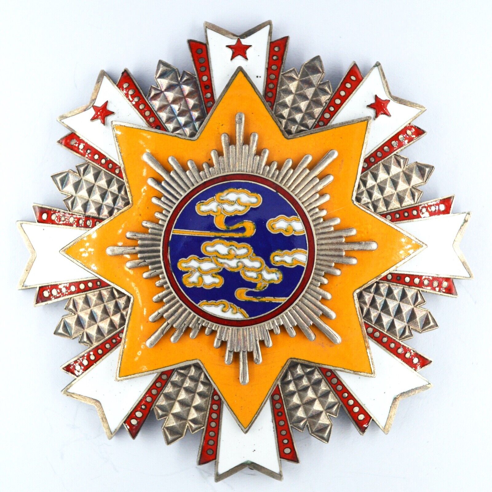Chinese CHINA-REPUBLIC Order of Propitious Clouds Breast star top nice