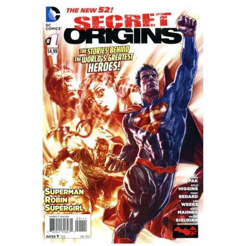 Secret Origins #1  - 2014 series DC comics NM Full description below [l,