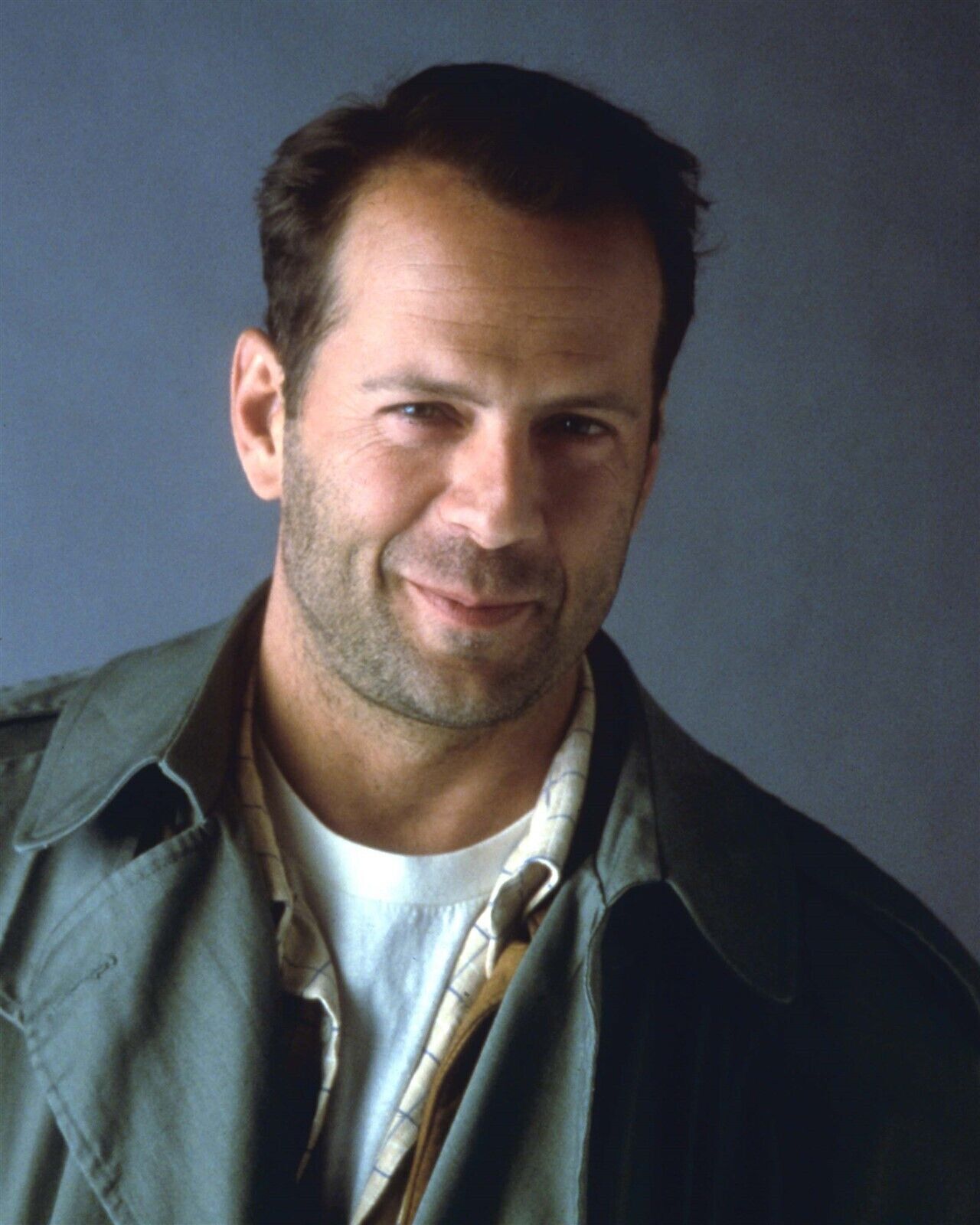 Bruce Willis smiling studio portrait 1991 The Last Boy Scout 24x30 inch poster