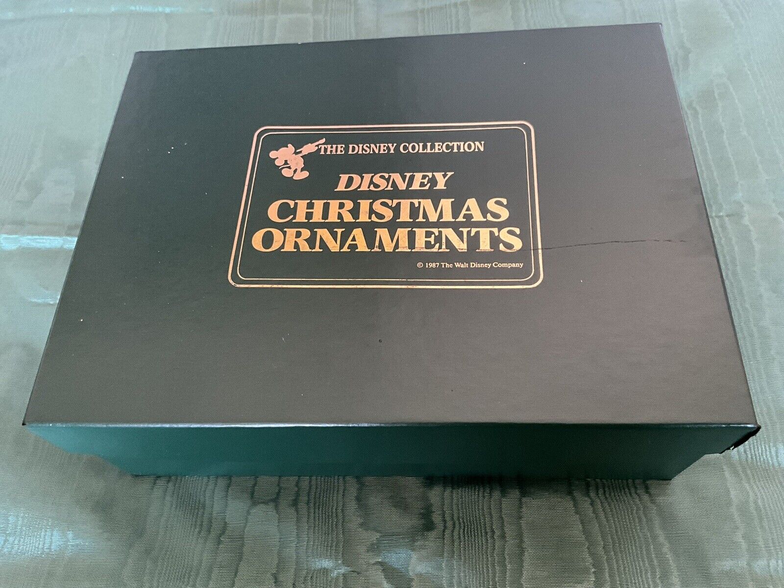 1987 THE DISNEY COLLECTION DISNEY CHRISTMAS ORNAMENTS IN ORIGINAL BOX
