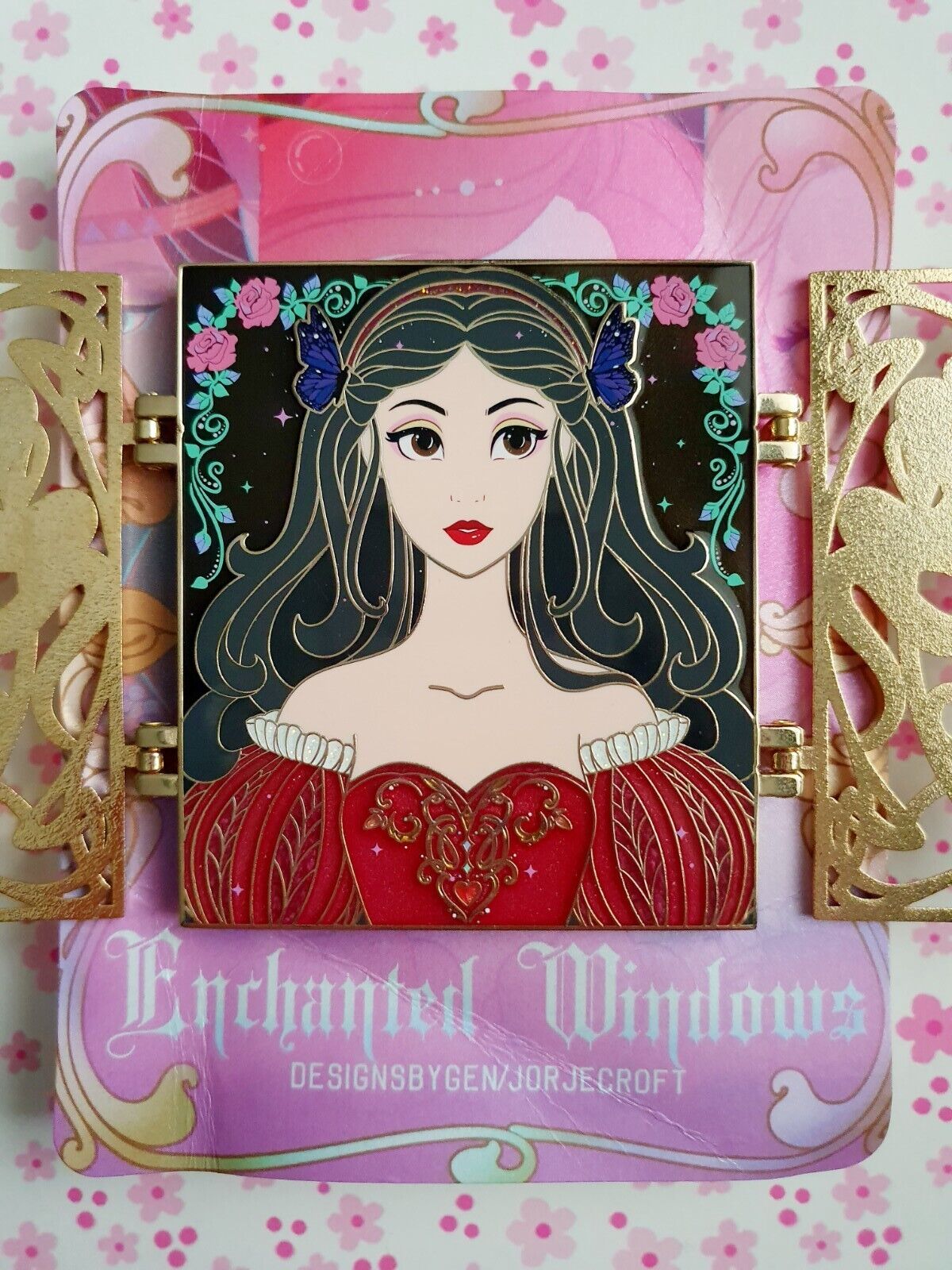 Disney Fantasy Pin DBG Designs by Gen Enchanted Windows Snow White LE Pin