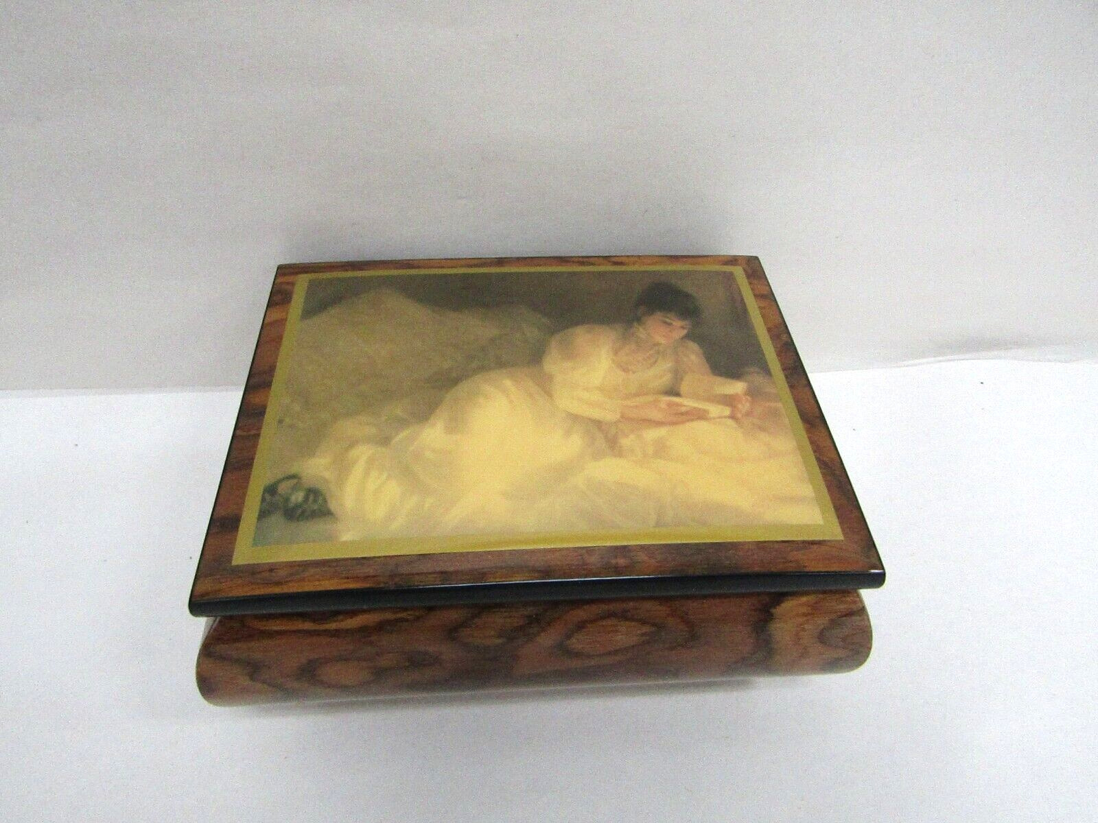 Vintage Ercolano Memory Music Box Made in Italy