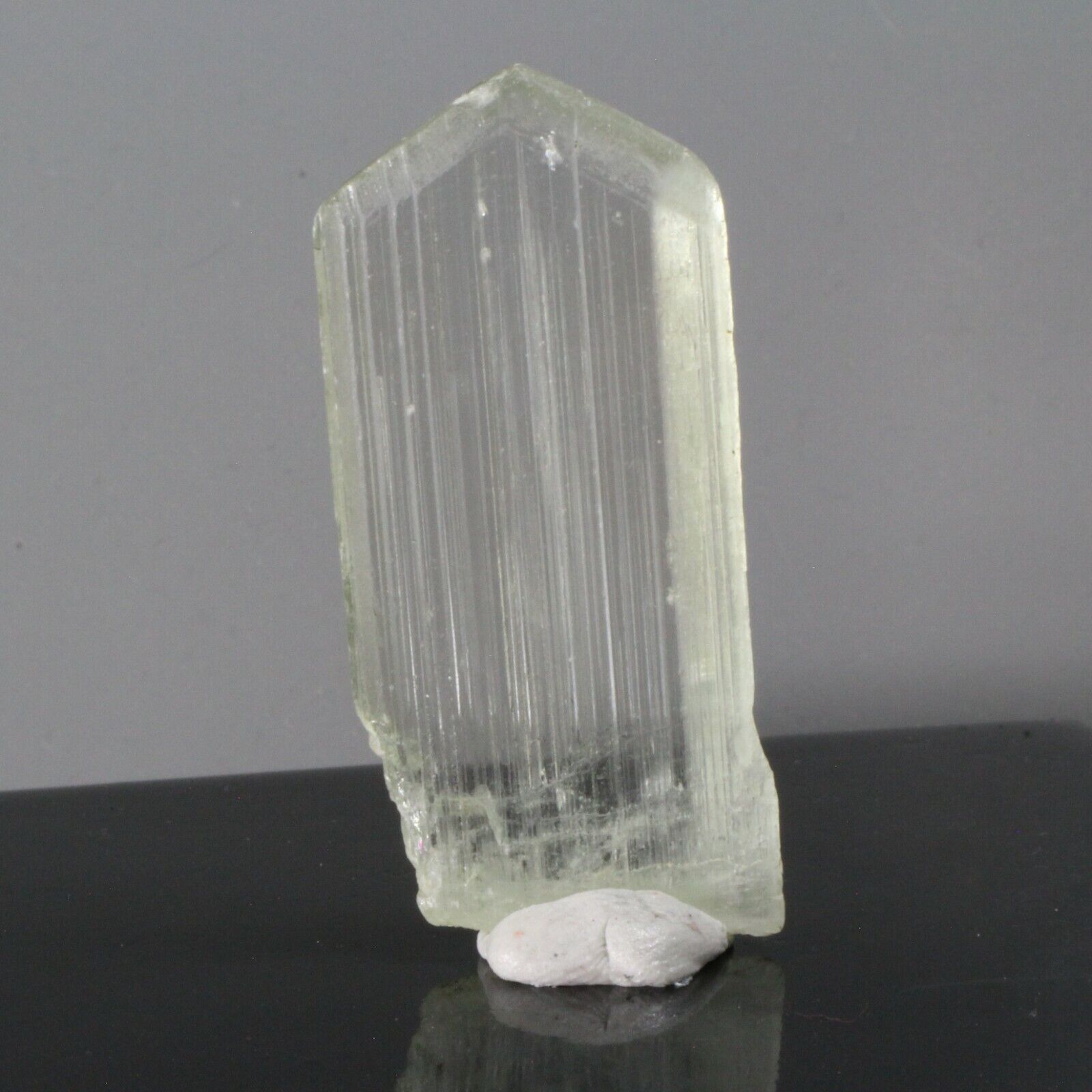 52.80ct Clear Green Hiddenite Spodumene Crystal Gem Mineral Kunzite Afghanistan