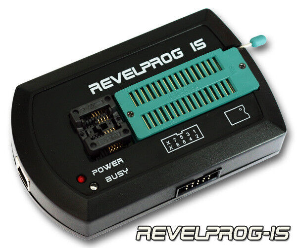 REVELPROG-IS SERIAL FLASH & EEPROM PROGRAMMER (1.8V - 5V + ISP, USB)