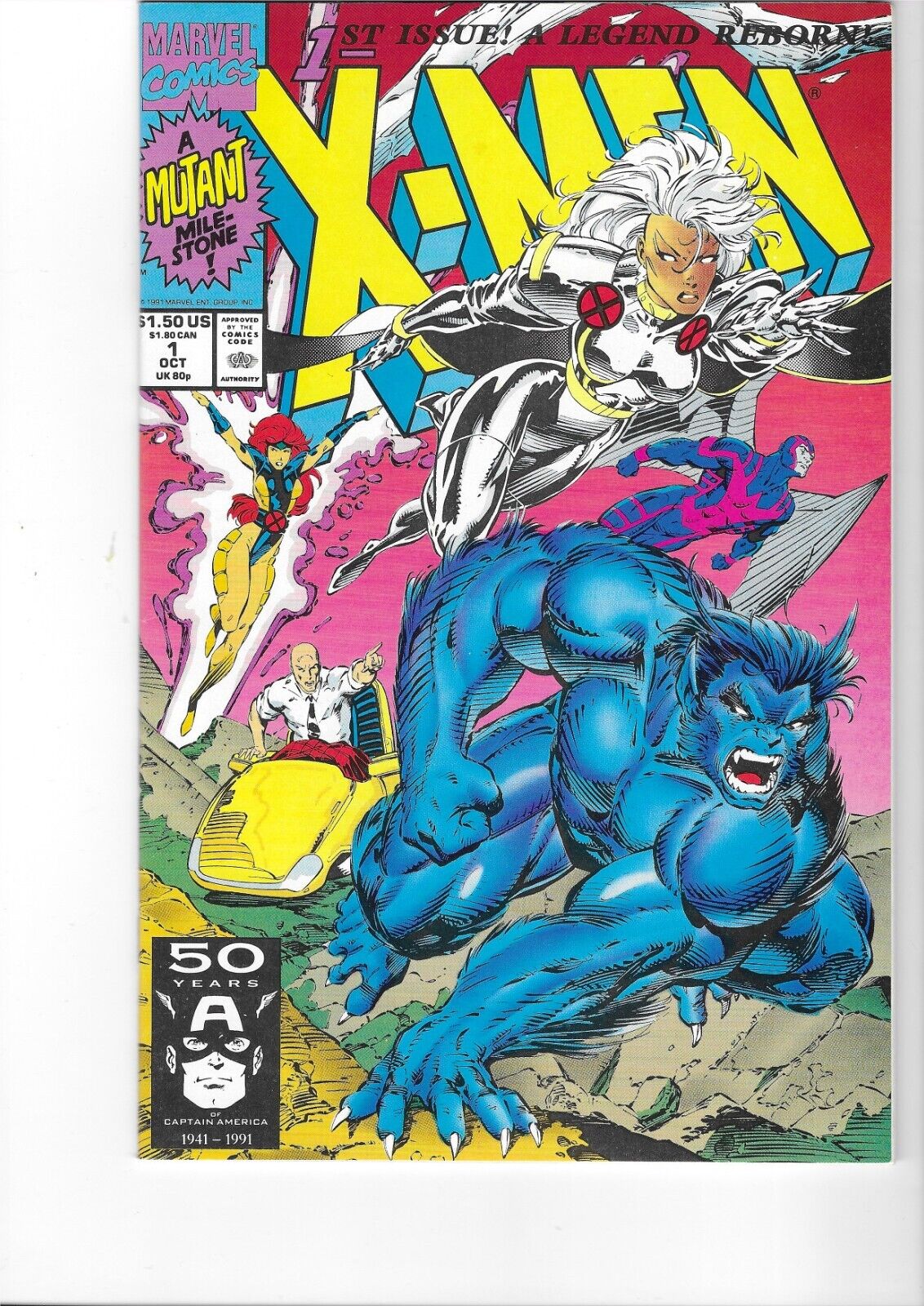 X-MEN #1 (MARVEL Comics 1991) A Legend Reborn (1st Issue) Key Issue NM