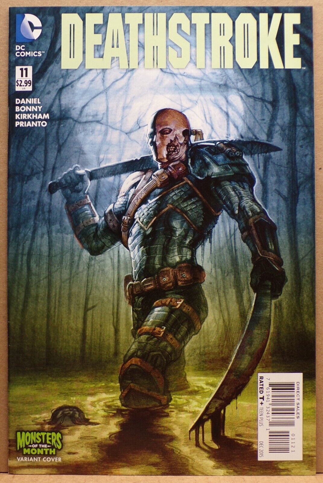 Deathstroke Inc. #11 -Monsters of the Month Cover (Em Gist)--2015--