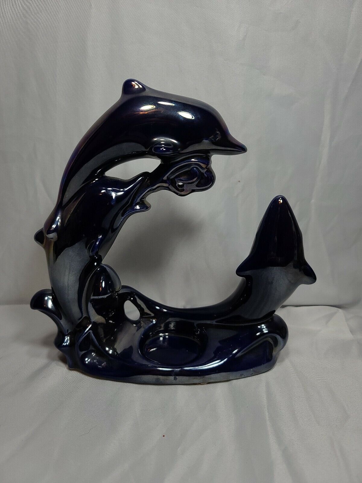3 Dolphin MINI Porcelain Statue - Made in Poland B4