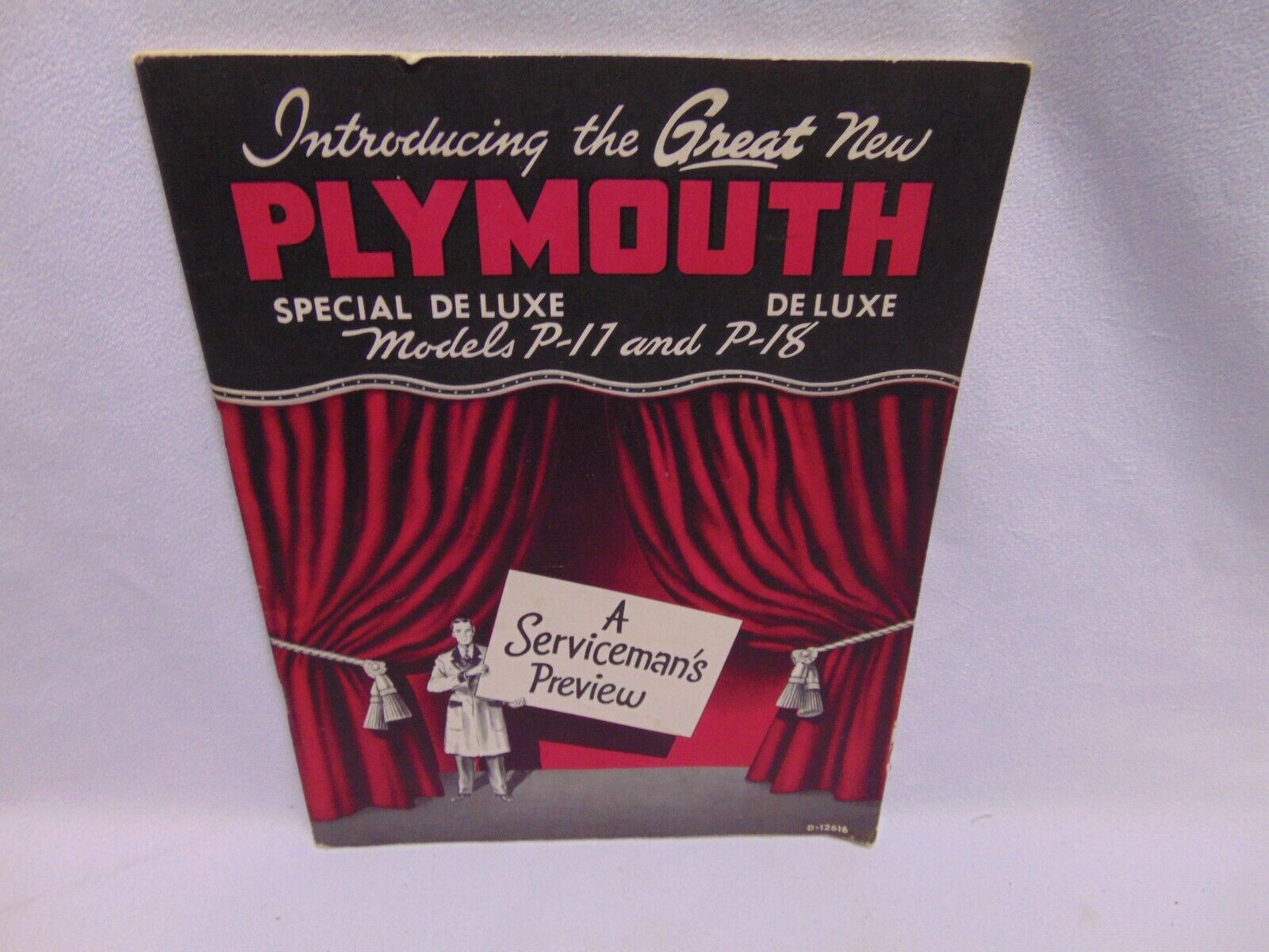 1949 Great New Plymouth serviceman preview Special De Luxe P-17 18 D-12616 49 pg