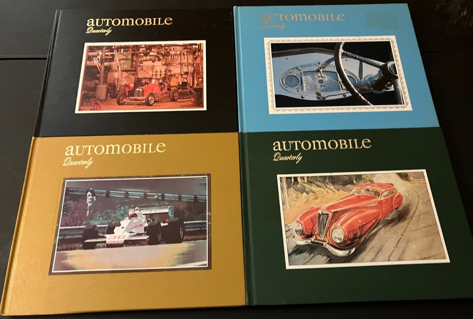 Vintage 1980 Automobile Quarterly Volume 18 Complete Set 1-4 Hardcover Books