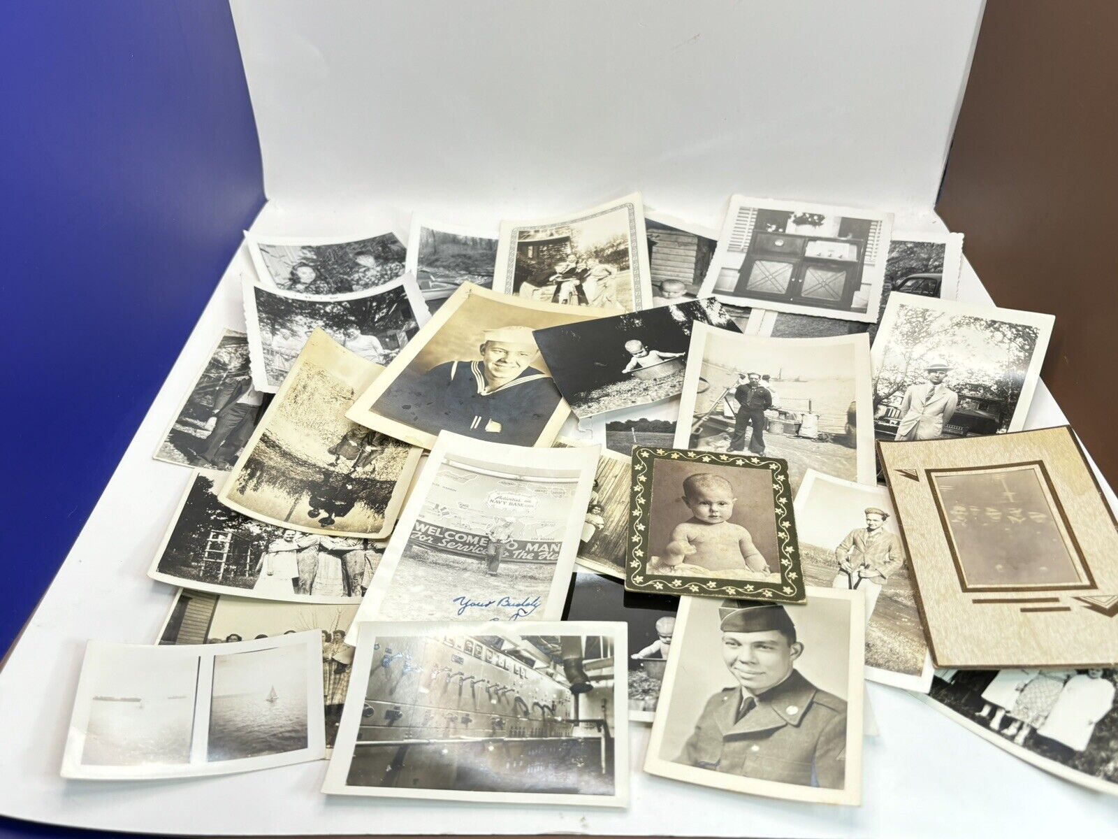 Lot Of Antique Photos | Military | Family | Assorted | 1940-1950s | Vintage