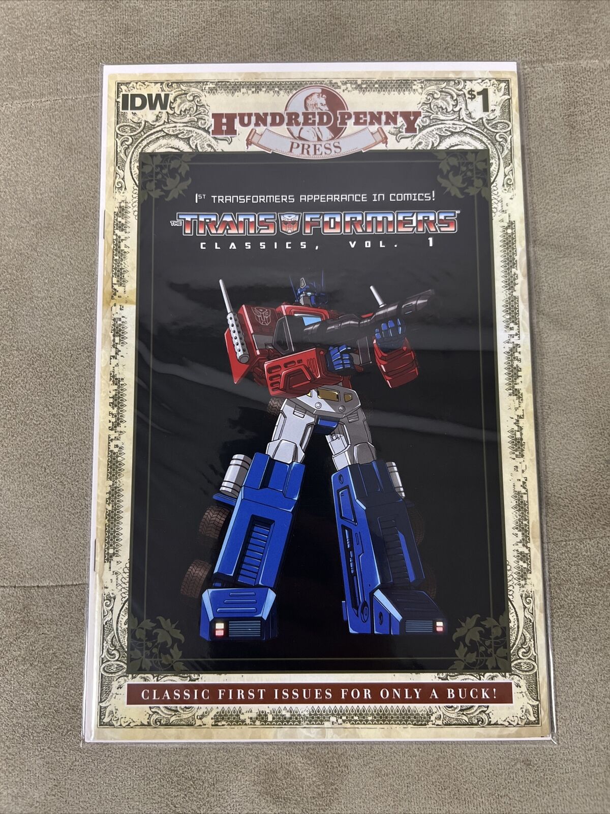 Transformers Classics #1, Hundred Penny Press NM